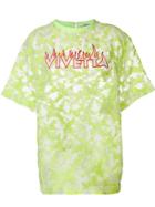 Vivetta Mesh Flaming Logo Tee - Yellow & Orange