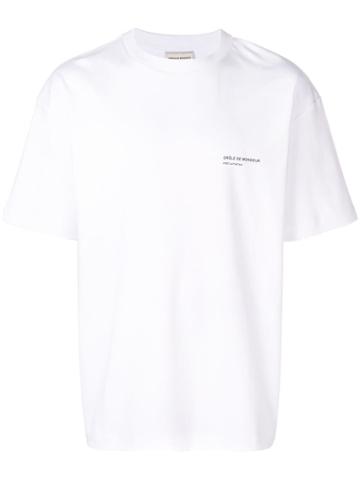 Drôle De Monsieur Crew Neck T-shirt - White