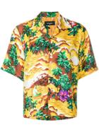Dsquared2 Exotic Print Shirt - Yellow & Orange