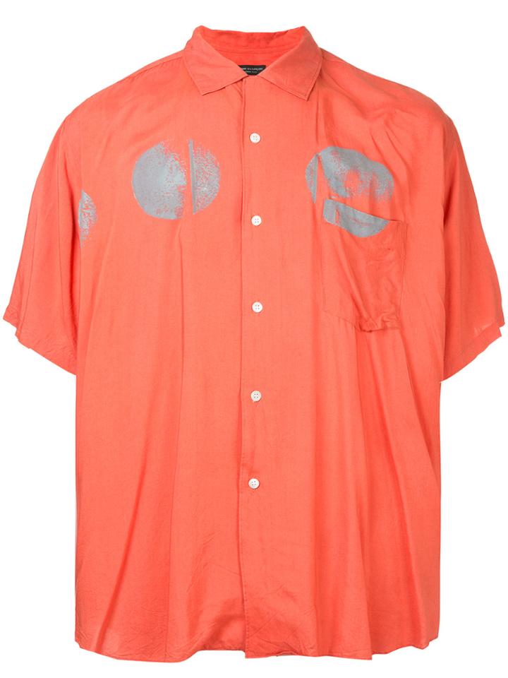 Comme Des Garçons Vintage Faded Dots Print Shirt - Yellow & Orange
