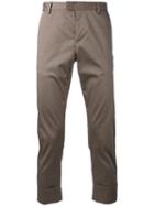 Paolo Pecora - Tailored Trousers - Men - Cotton/spandex/elastane - 44, Grey, Cotton/spandex/elastane