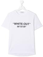 Paolo Pecora Kids White-out Print T-shirt