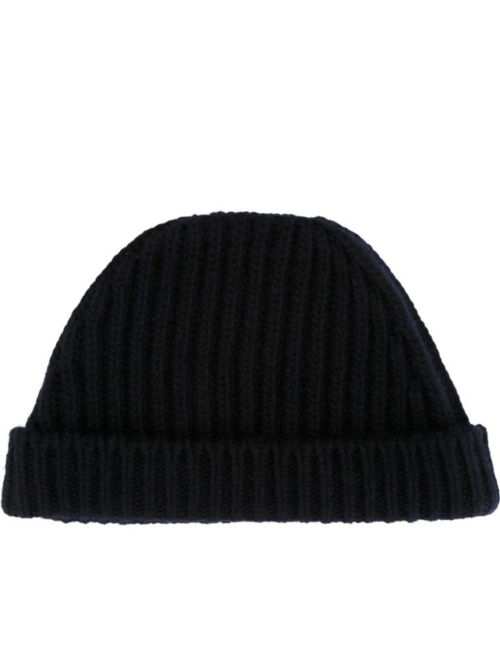 Marni Knitted Beanie Hat - Blue