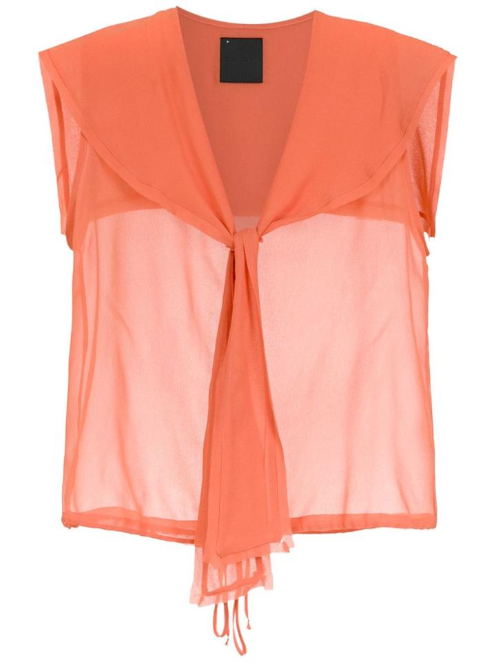 Andrea Bogosian Silk Blouse - Orange