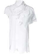 Aganovich Flinstone T-shirt, Women's, Size: 36, White, Cotton