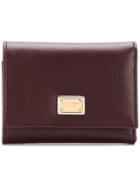 Dolce & Gabbana Dauphine Trifold Wallet - Red