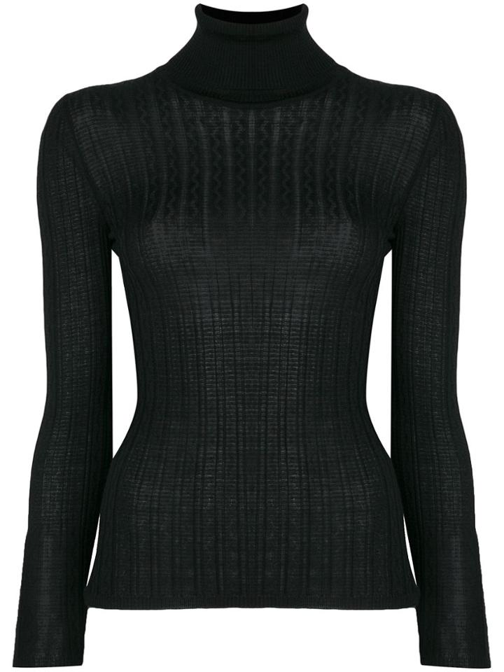 M Missoni Knit Sweater - Black