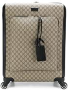 Gucci Gg Supreme Carry-on Case - Brown