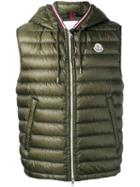 Moncler - Cyriaque Padded Gilet - Men - Feather Down/polyamide - 5, Green, Feather Down/polyamide