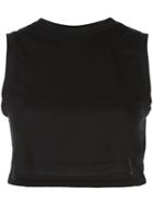 Re/done 70's Cropped Muscle Tank - Black