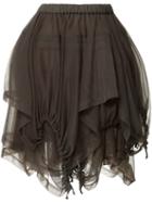 Comme Des Garçons Pre-owned Ruffle Mini Skirt - Green