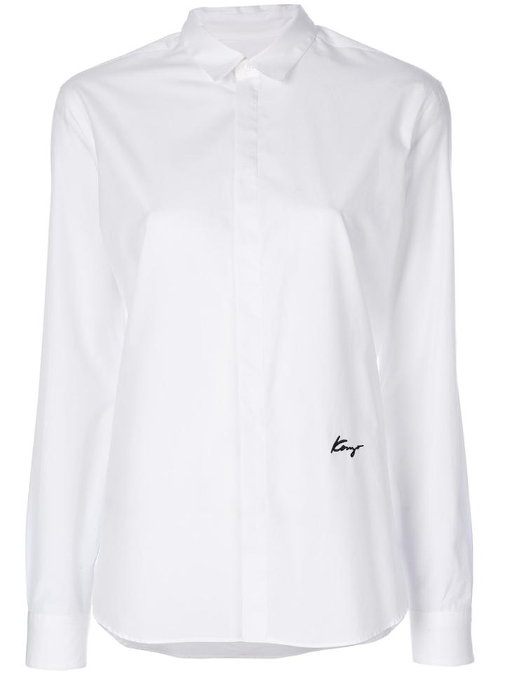 Kenzo Fitted Shirt - White