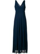 P.a.r.o.s.h. Sleeveless V-neck Gown - Blue