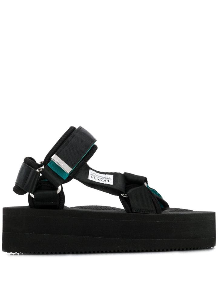 Suicoke Flatform Sandals - Black