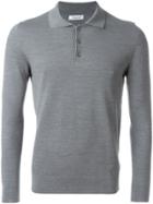 Fashion Clinic Timeless Longsleeved Polo Shirt - Grey