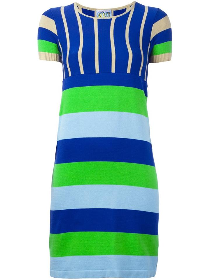 Walter Van Beirendonck Vintage Striped Knit Dress