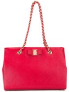Salvatore Ferragamo 'melike' Shoulder Bag, Women's, Red