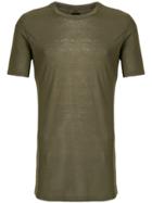 Thom Krom Sheer Short Sleeved T-shirt - Green