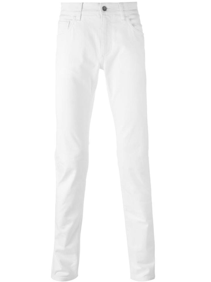 Dolce & Gabbana Skinny Jeans, Men's, Size: 48, White, Cotton/spandex/elastane