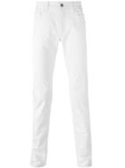 Dolce & Gabbana Skinny Jeans, Men's, Size: 48, White, Cotton/spandex/elastane