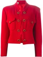 Moschino Vintage Cropped Button Jacket