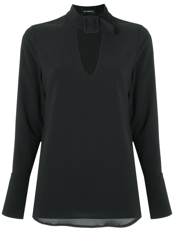 Olympiah Long Sleeves Top - Black