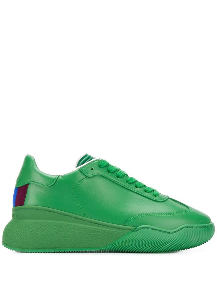 Stella Mccartney Loop Lace-up Sneakers - Green