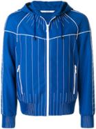 Valentino Stitched Stripe Trim Jacket - Blue