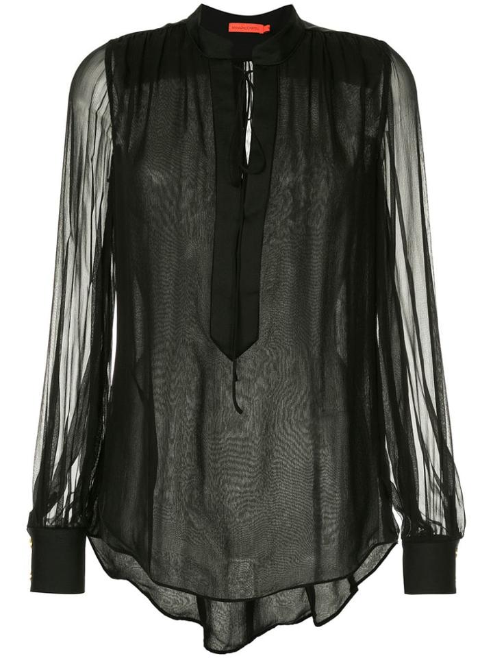 Manning Cartell Tie Neck Blouse - Black