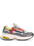 Premiata Panelled Low-top Sneakers - Neutrals