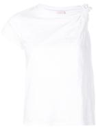 Cinq A Sept Audra One Sleeve T-shirt - White