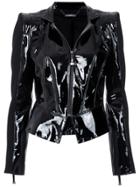 Tufi Duek Patent Leather Jacket - Black