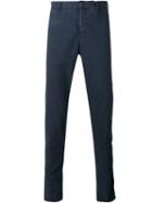 Pt01 Skinny Trousers, Men's, Size: 50, Blue, Cotton/acetate/viscose/spandex/elastane