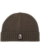 Parajumpers Logo Patch Beanie - Brown