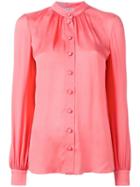 Lanvin Button Down Blouse, Women's, Size: 36, Pink/purple, Silk
