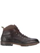 Barbour Hook And Eye Ankle Boots - Brown
