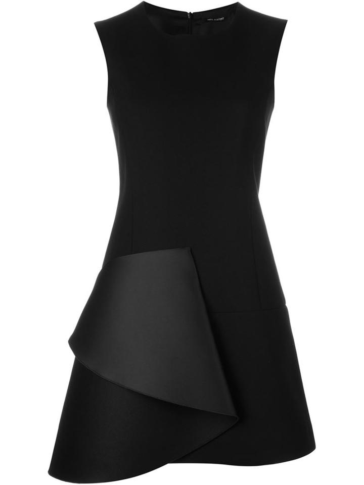 Neil Barrett Sleeveless Dress, Women's, Size: 42, Black, Viscose/polyester/polyurethane/viscose