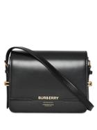 Burberry Small Leather Grace Bag - Black