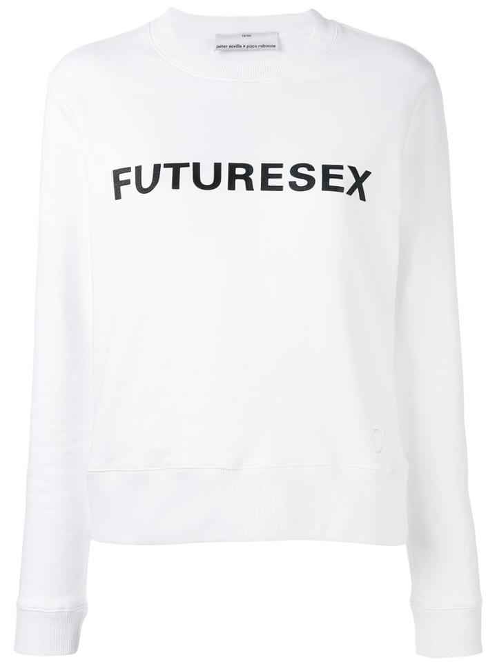 Paco Rabanne - Future Sex Top - Women - Cotton - 40, White, Cotton