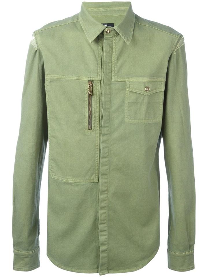 Versus Pocketed Shirt - Green