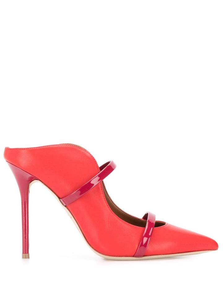 Malone Souliers Multi-strap Mules - Red