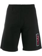 Kenzo Embroidered Sweat Shorts - Black