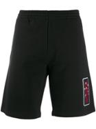 Kenzo Embroidered Sweat Shorts - Black