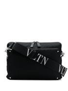 Valentino Valentino Garavani Rockstud Logo Messenger Bag - Black
