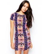 Miahatami Gabbeh Half Sleeve Top - Blue