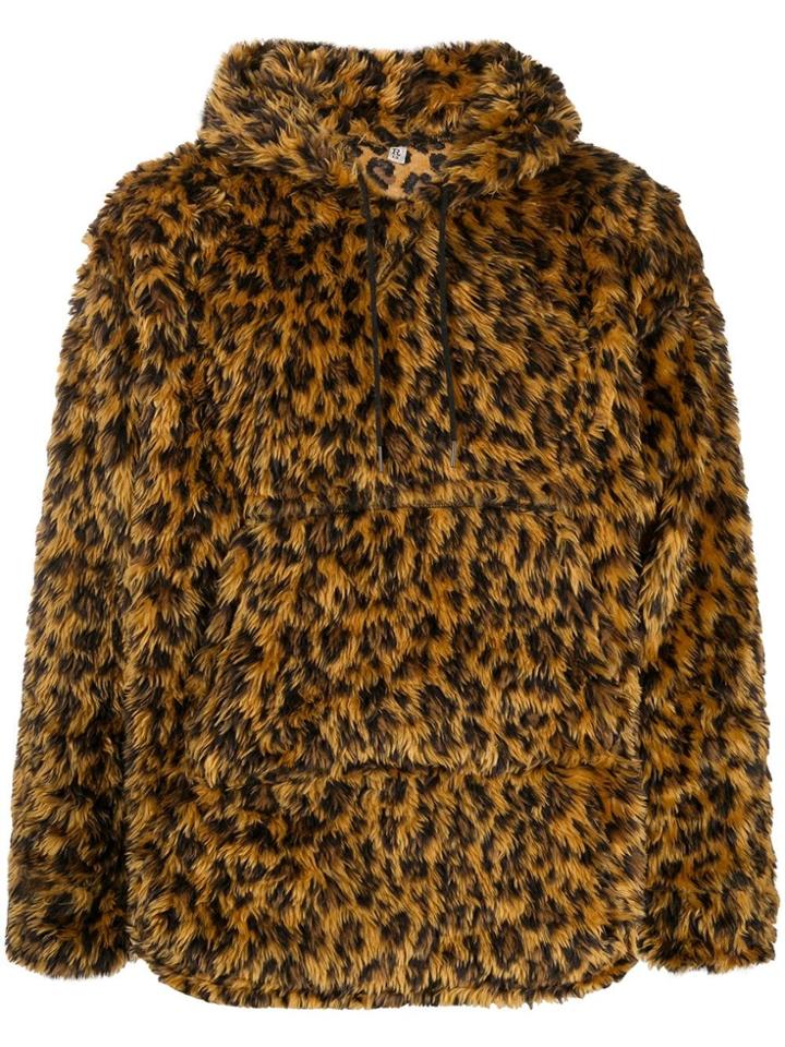 R13 Fantasy Fur Hoodie - Yellow