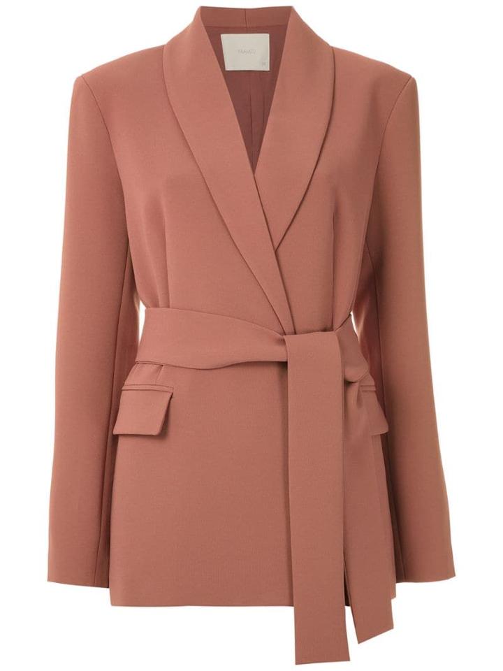 Framed High Tailoring Blazer - Brown