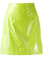 Kirin Fitted High-waist Mini Skirt - Green