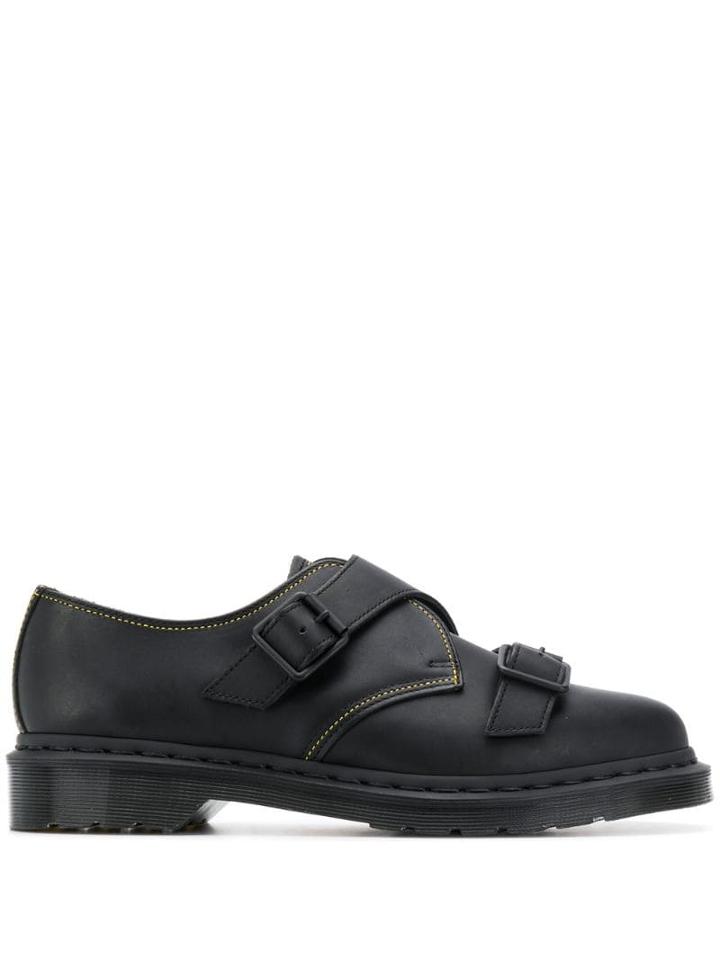 Yohji Yamamoto Buckle Strap Monks - Black