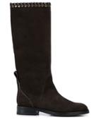See By Chloé Eyelet Trim Boots - Brown